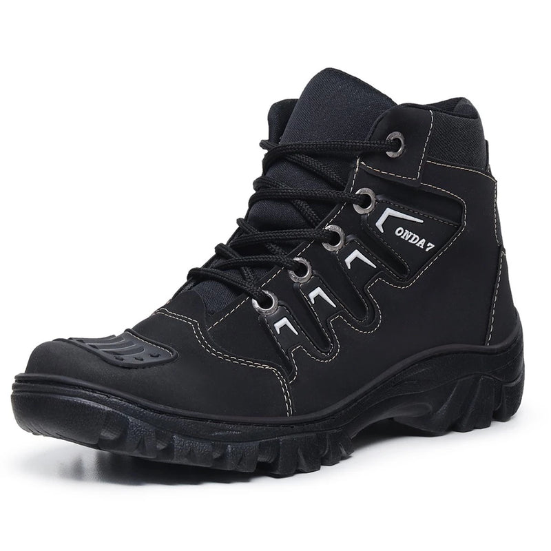 Kit Bota Coturno Masculino Caterpillar Adventure Onset + Chinelo + Carteira + Cinto e Relógio