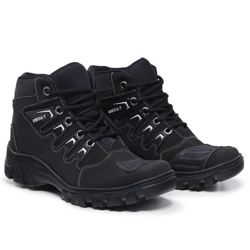 Kit Bota Coturno Masculino Caterpillar Adventure Onset + Chinelo + Carteira + Cinto e Relógio