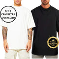 Kit Camisetas  Oversized Streetwear Masculina 100% Algodão 30.1 Padrão Americano